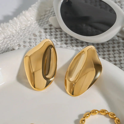 [Royal Vicky]Zinnia Gold Earrings