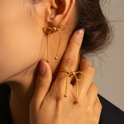 [Royal Vicky]Annie Gold Earrings