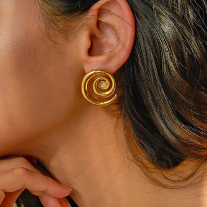 [Royal Vicky]Tilly Gold Earrings