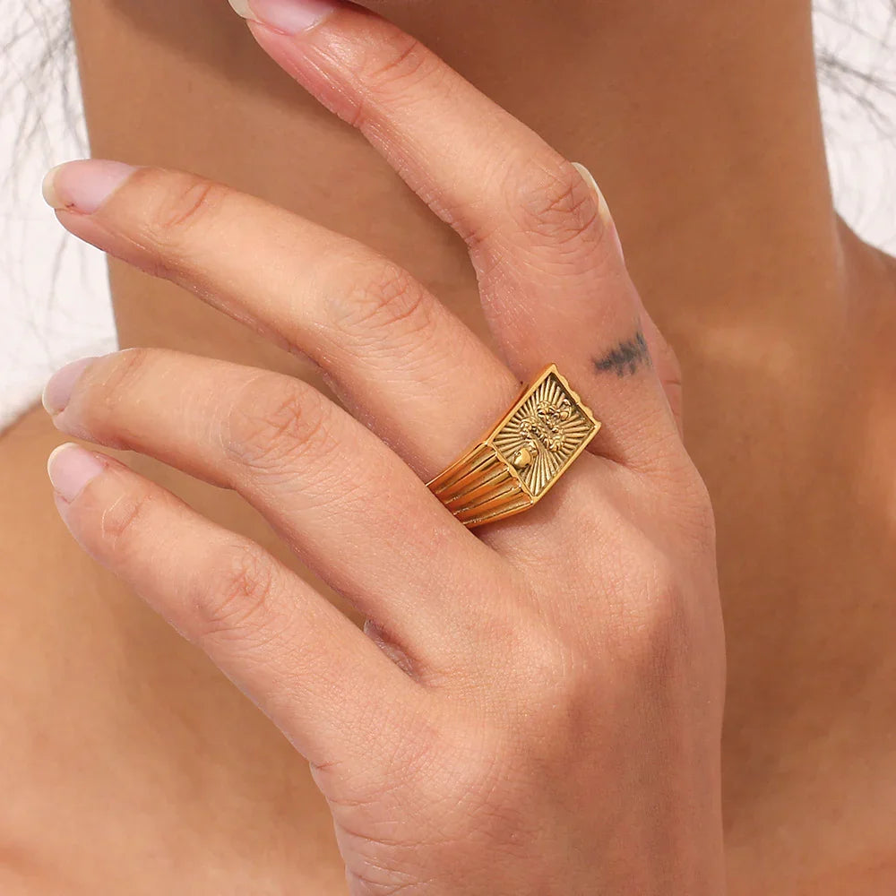 [Royal Vicky]Miles Gold Ring