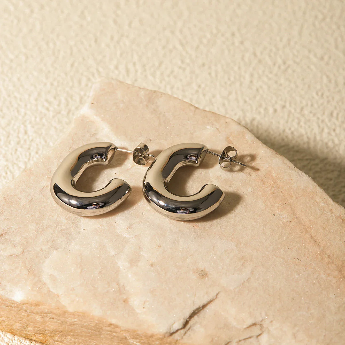 [Royal Vicky]Alera Silver Hoops