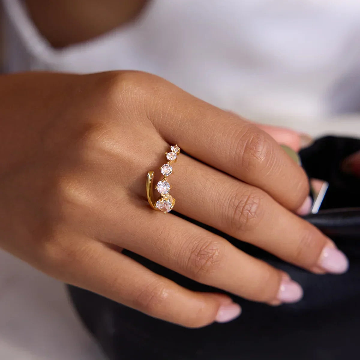 [Royal Vicky]Caelina Diamond Ring