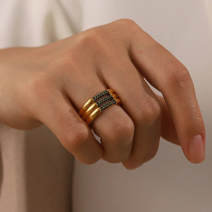 [Royal Vicky]Serenity Diamond Gold Ring