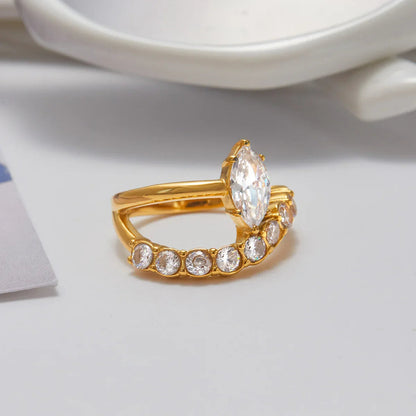 [Royal Vicky]Calina Marquise Diamond Ring