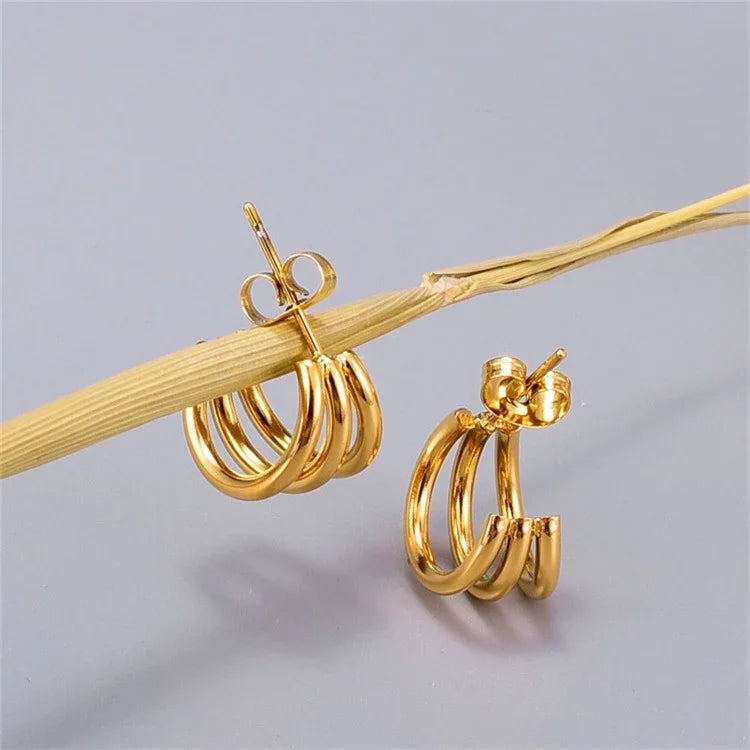 [Royal Vicky]Cradle Gold Earrings