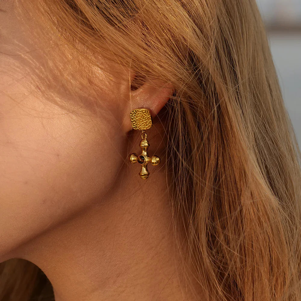 [Royal Vicky]Della Gold Earrings