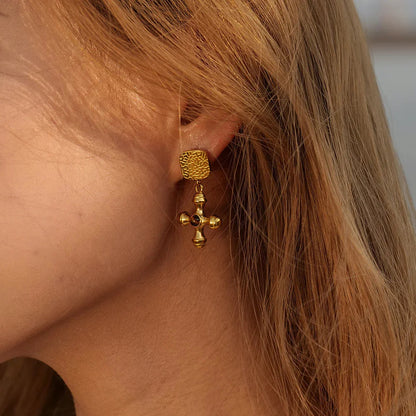 [Royal Vicky]Della Gold Earrings
