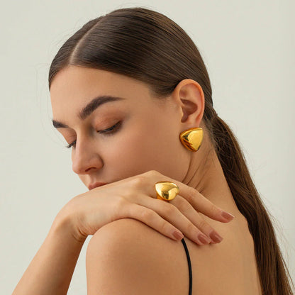 [Royal Vicky]Reagan Gold Earrings