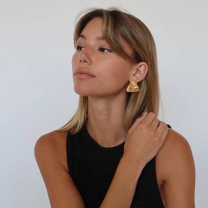 [Royal Vicky]Brigitte Gold Earrings