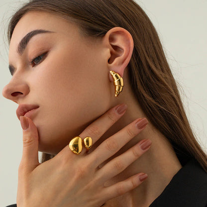 [Royal Vicky]Emberly Gold Earrings