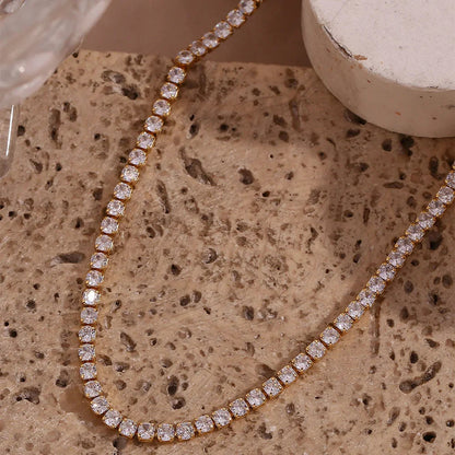 [Royal Vicky]Isolde Diamond Tennis Necklace
