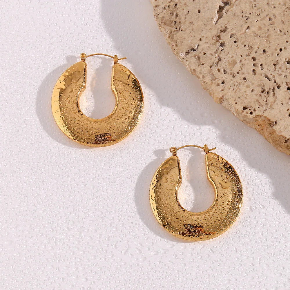 [Royal Vicky]Kayleigh Chunky Hoop Earrings