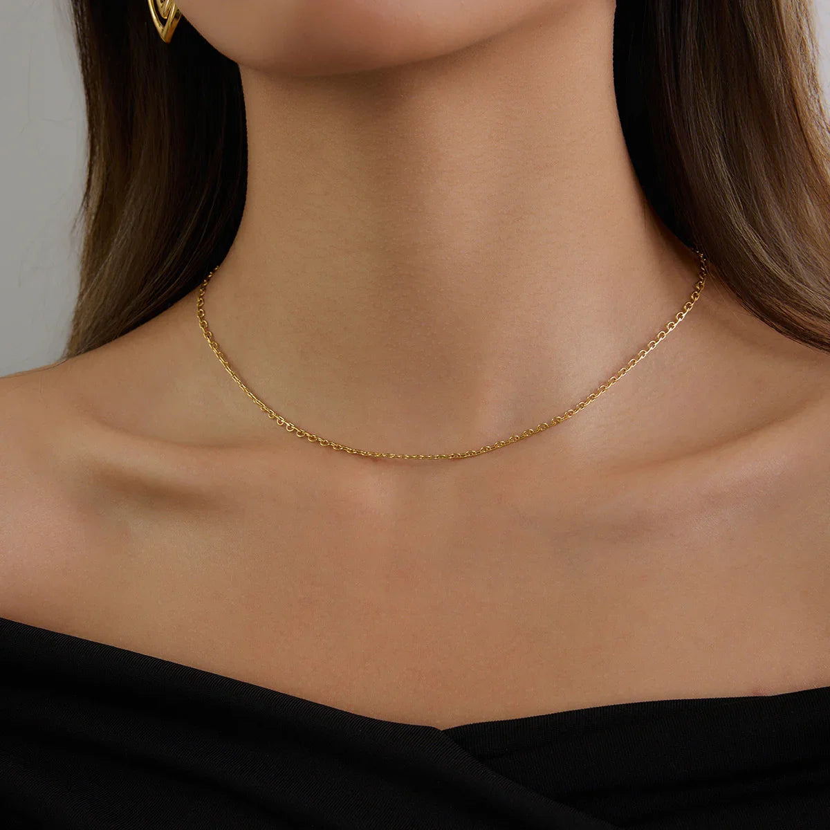 [Royal Vicky]Loraine Gold Chain Necklace