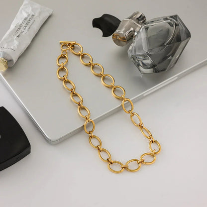 [Royal Vicky]Cielle Chunky Gold Chain Necklace