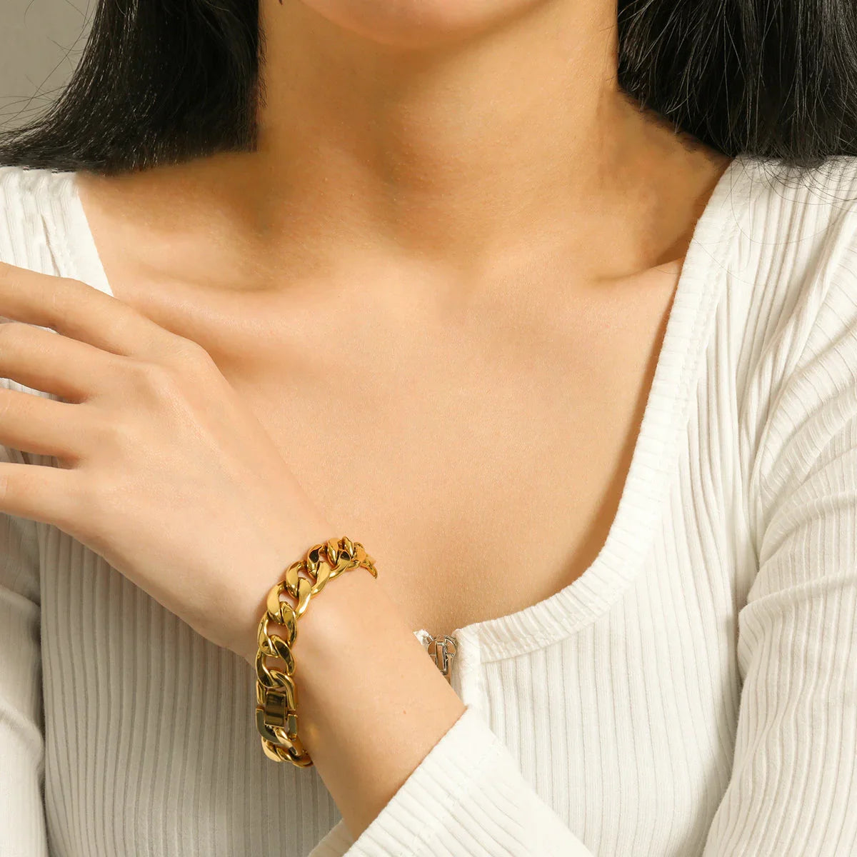 [Royal Vicky]Kayle Gold Chain Bracelet