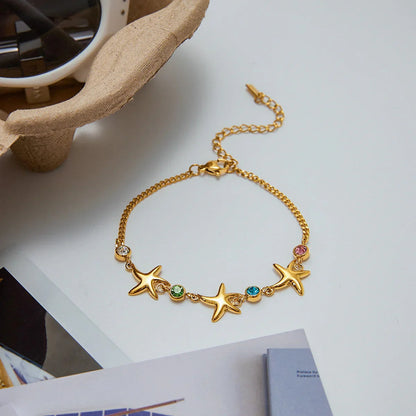 [Royal Vicky]Kristine Golden Starfish Bracelet