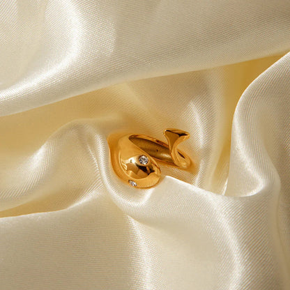 [Royal Vicky]Etta Gold Serpent Ring
