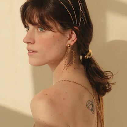 [Royal Vicky]Amabel Gold Earrings
