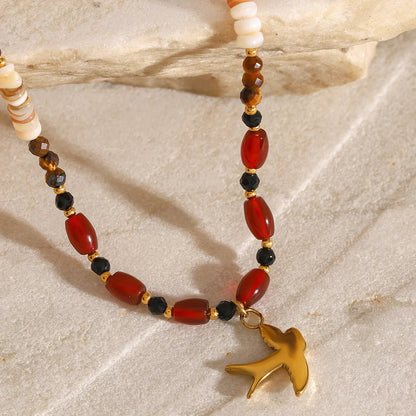 [Royal Vicky]Sierra Tiger Eye Beads Necklace