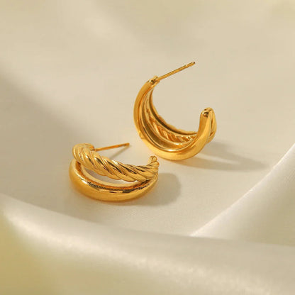[Royal Vicky]Cecilia Layered Earrings