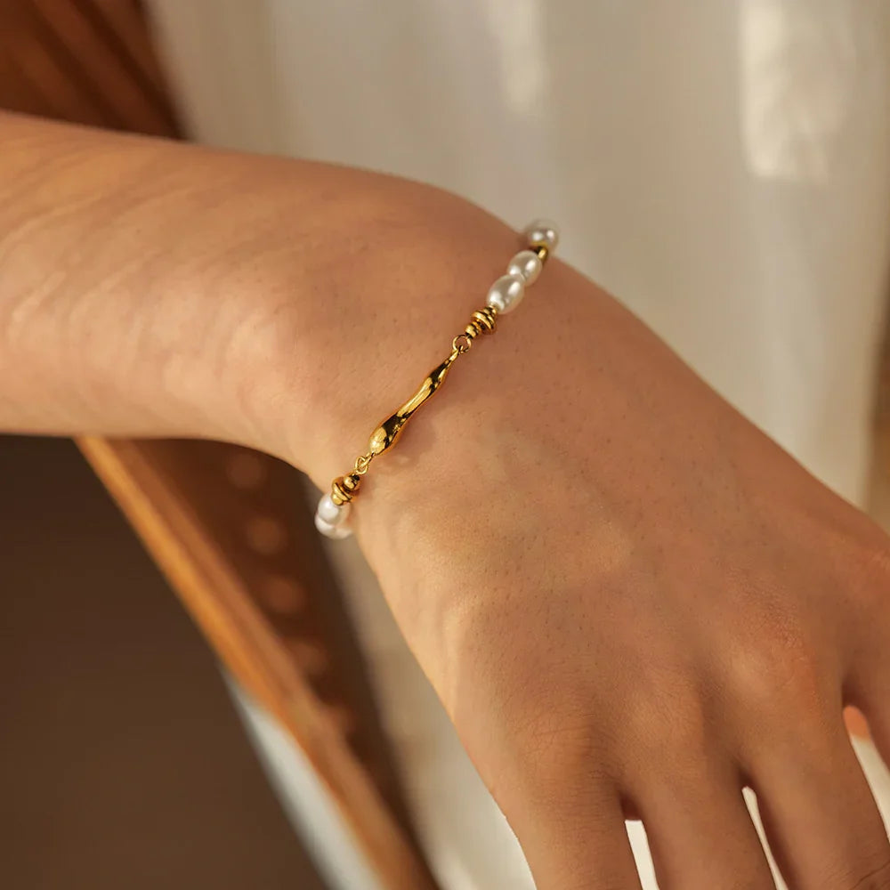 [Royal&Vicky]Celina Freshwater Pearl Bracelet