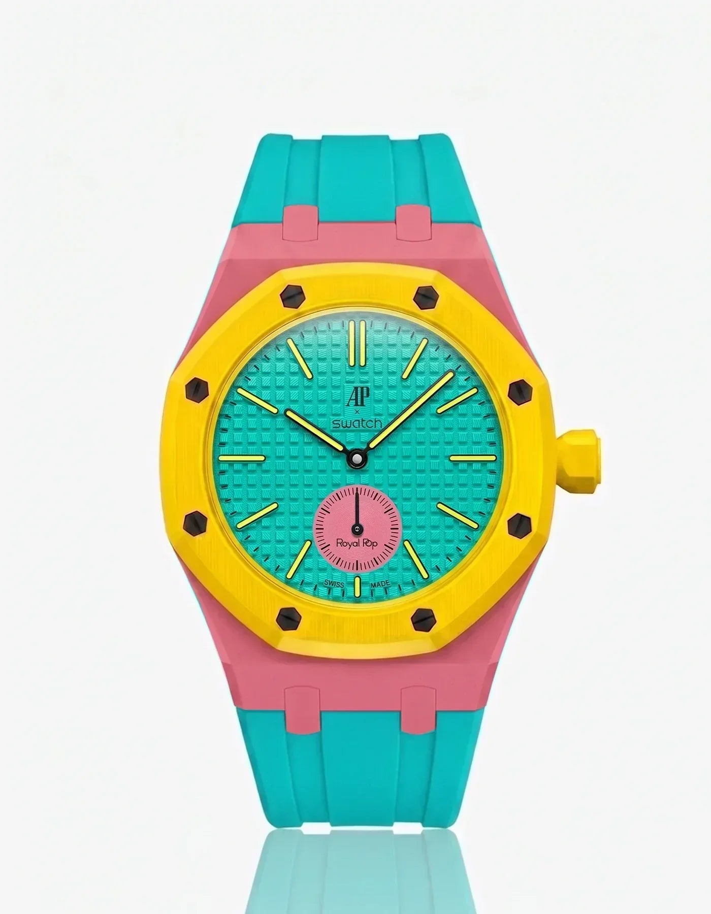 Silicone Strap & Case Royal Pop Otg Roz(Customize  Colors)
