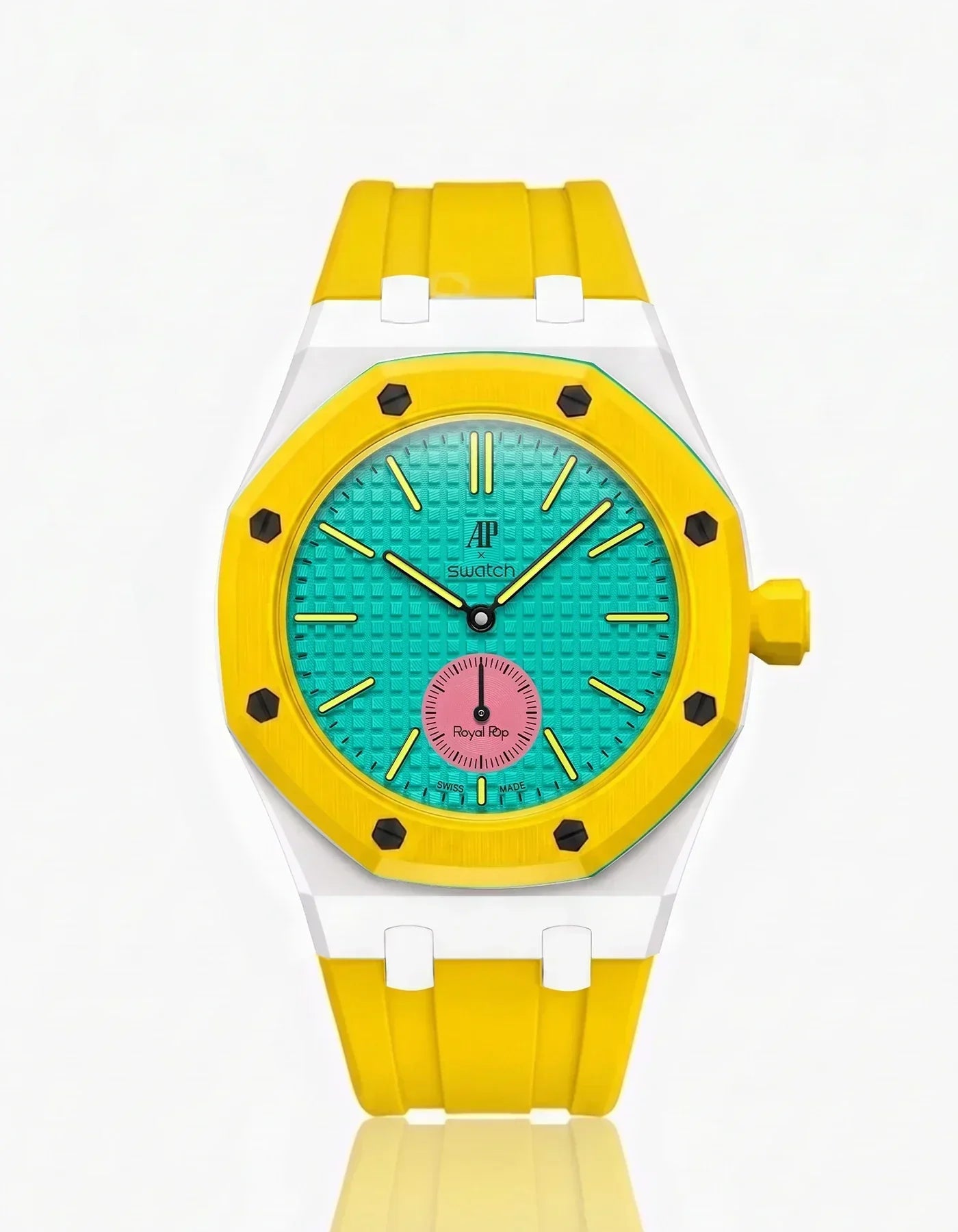 Silicone Strap & Case Royal Pop Otg Roz(Customize  Colors)