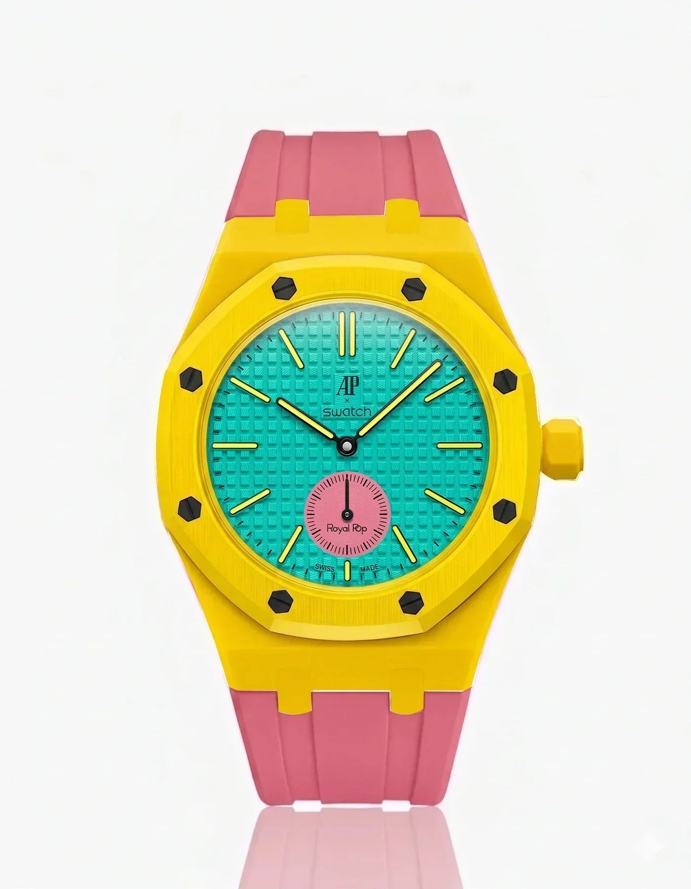 Silicone Strap & Case Royal Pop Otg Roz(Customize  Colors)