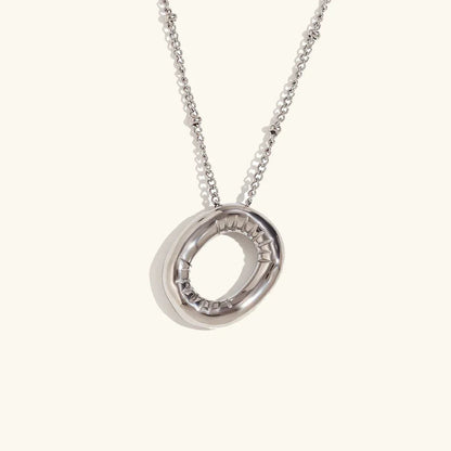 [Royal Vicky]Balloon Gold Initial Necklace