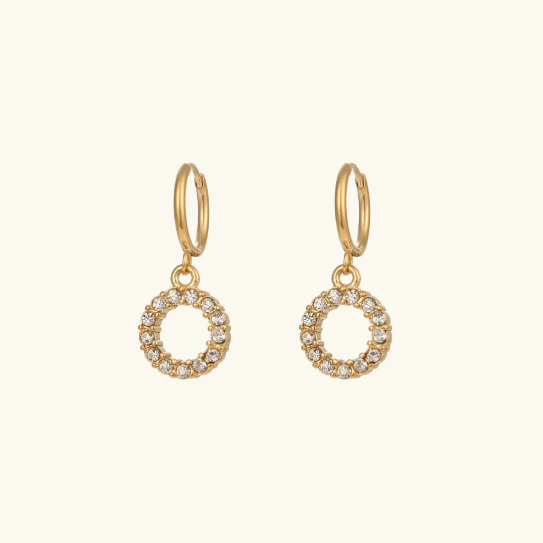 [Royal Vicky]Wilhemina Initial Letter Earrings