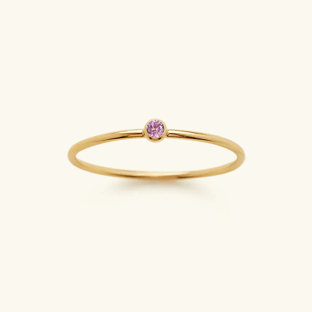 [Royal Vicky]Amelia Birthstone Stacker Ring