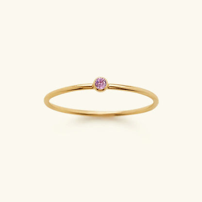 [Royal Vicky]Amelia Birthstone Stacker Ring
