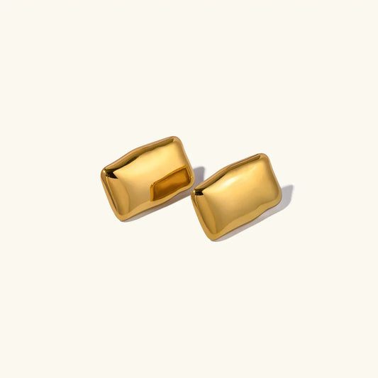 [Royal Vicky]Olive Gold Earrings
