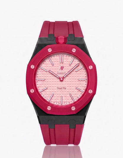 Silicone Strap & Case Royal Pop Otto Rosso(Customize  Colors)