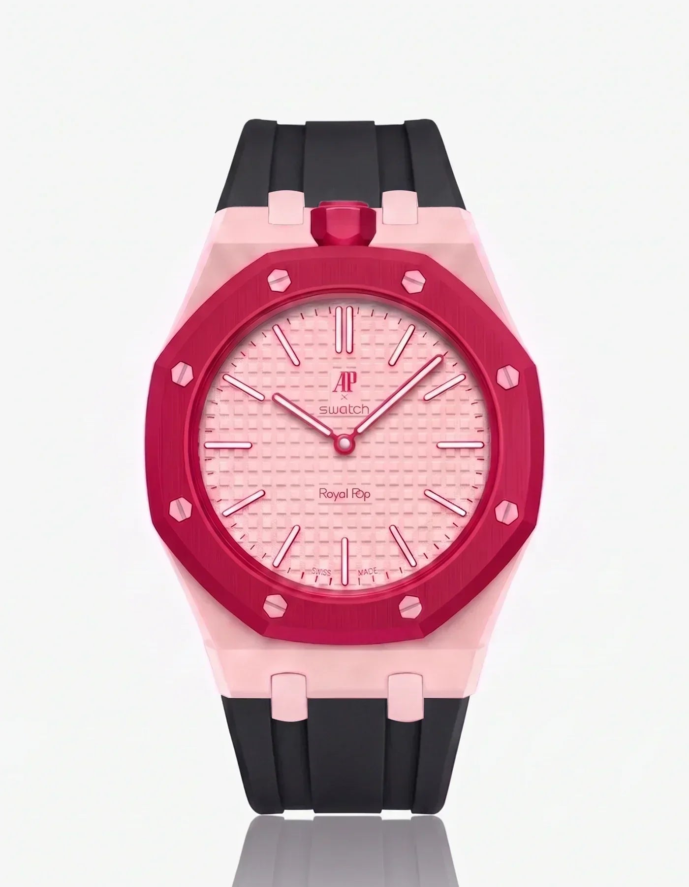 Silicone Strap & Case Royal Pop Otto Rosso(Customize  Colors)