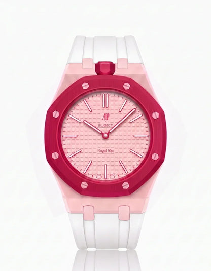 Silicone Strap & Case Royal Pop Otto Rosso(Customize  Colors)
