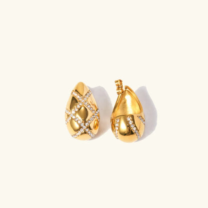 [Royal Vicky]Linnea Gold Earrings