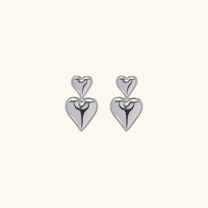 [Royal Vicky]Zofia Gold Heart Earrings