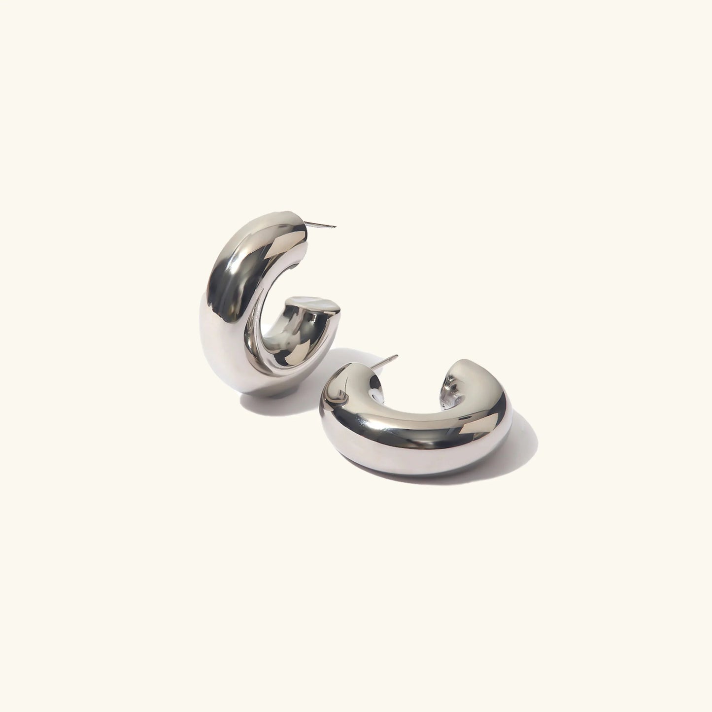 [Royal Vicky]Natalia Chunky Gold Hoops