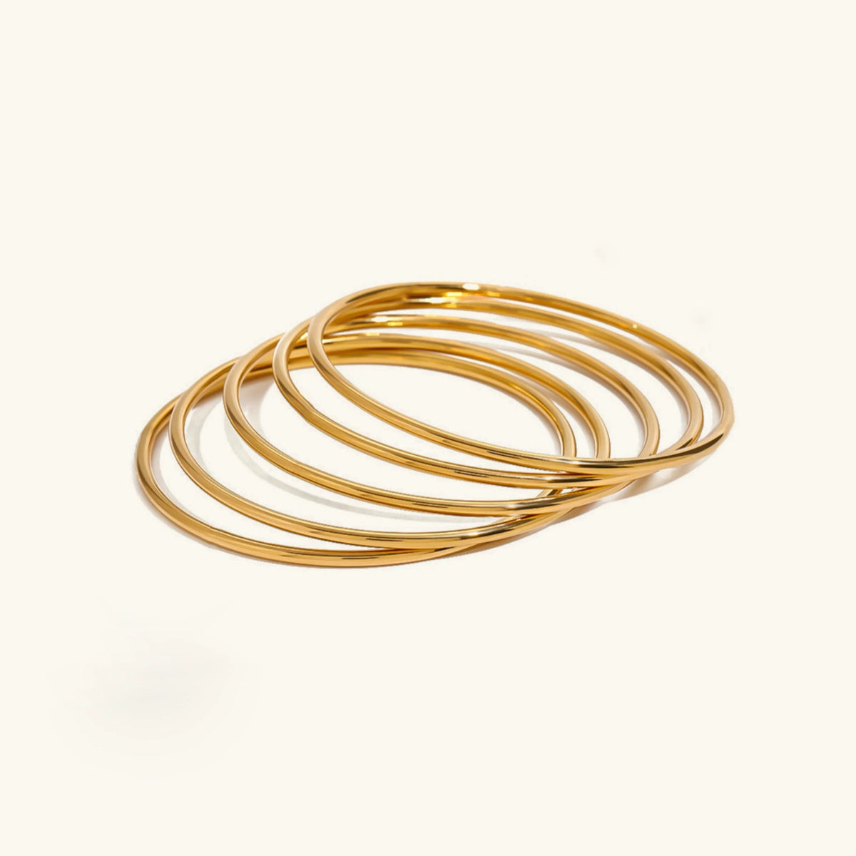 [Royal&Vicky]Shannon Gold Armreifen-Set