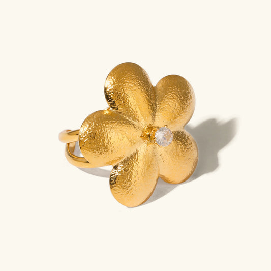 [Royal Vicky]Flora Gold Petal Ring