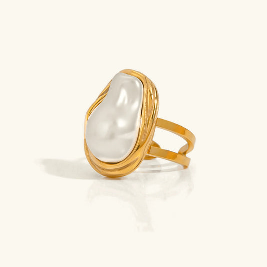 [Royal Vicky]Charis Gold Pearl Ring