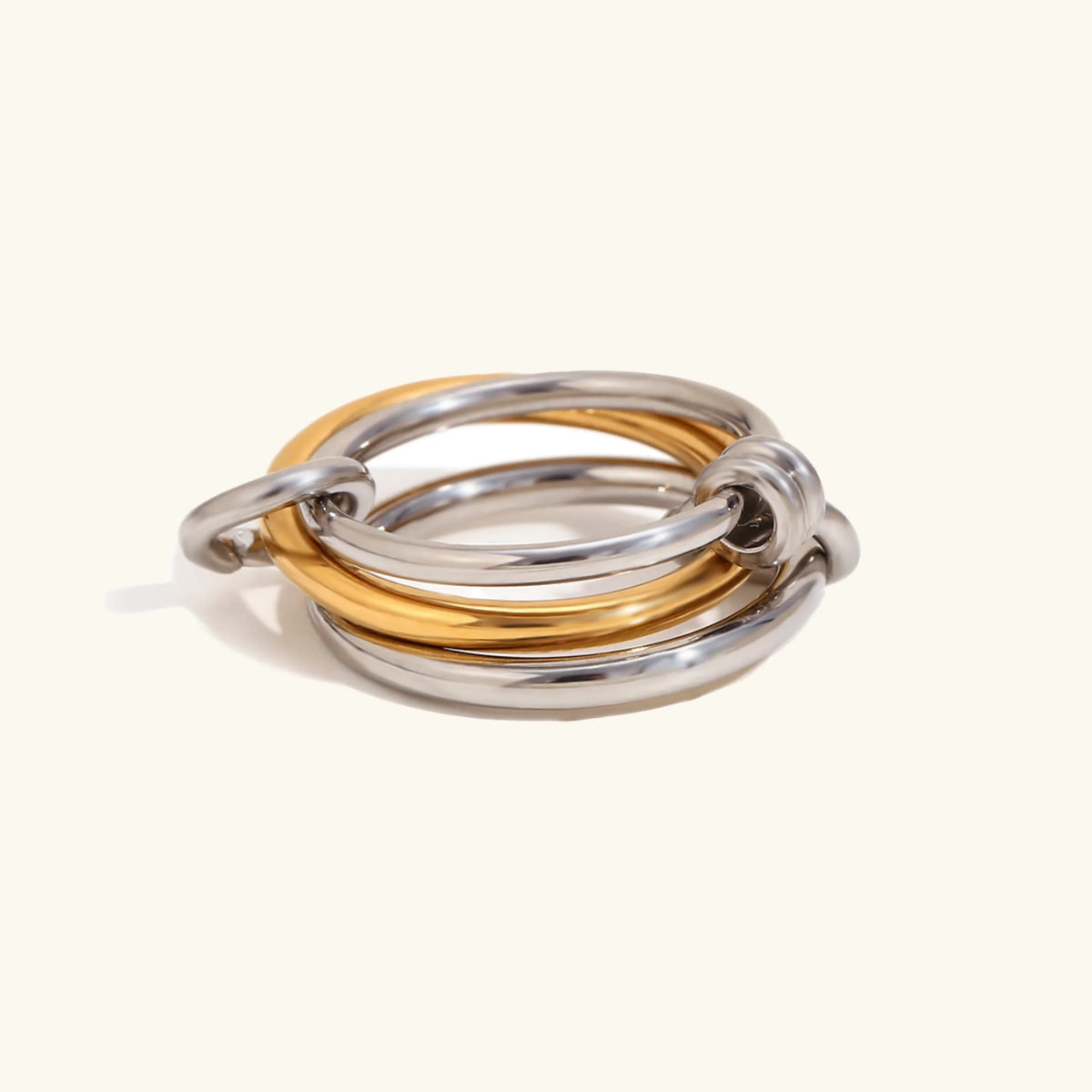 [Royal&Vicky] Gabriela Zweifarbiger Ringstapel