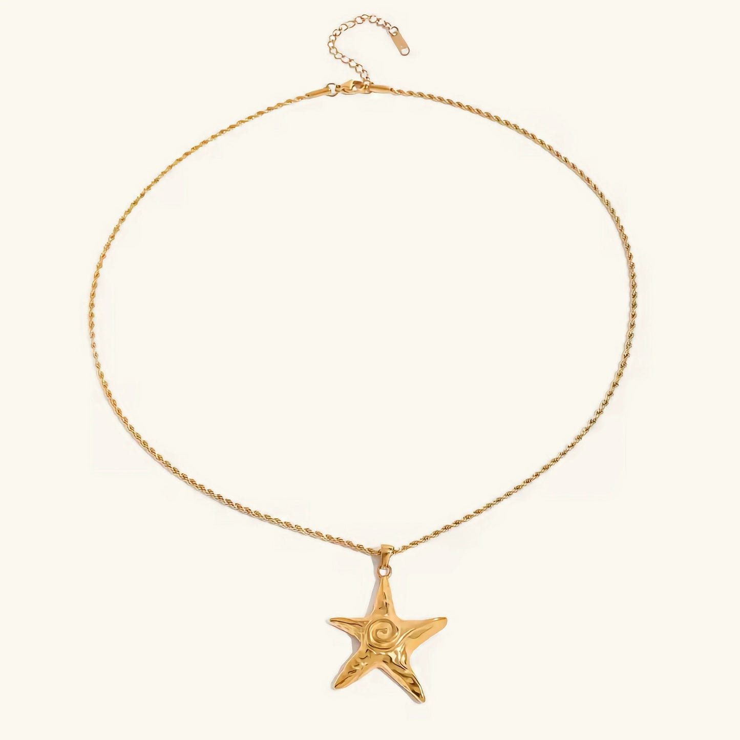[Royal Vicky]Tammy Gold Starfish Necklace