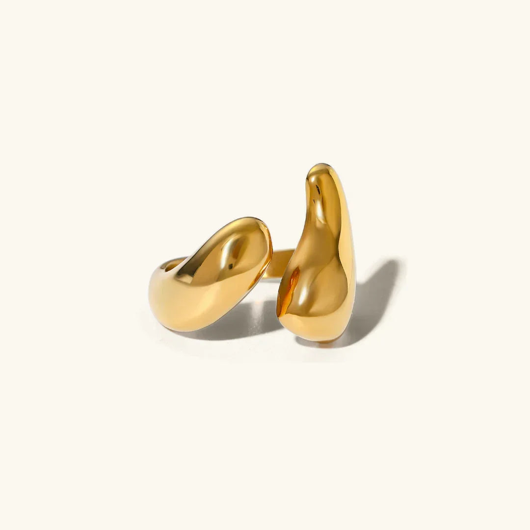 [Royal Vicky]Abstract Gold Ring