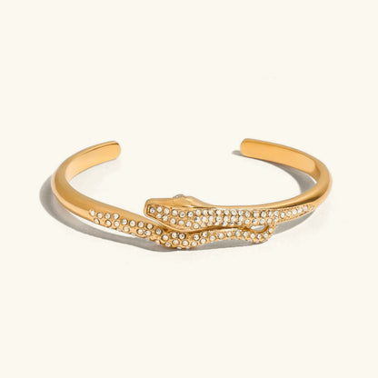 [Royal Vicky]Rosalee Serpentine Diamond Bangle