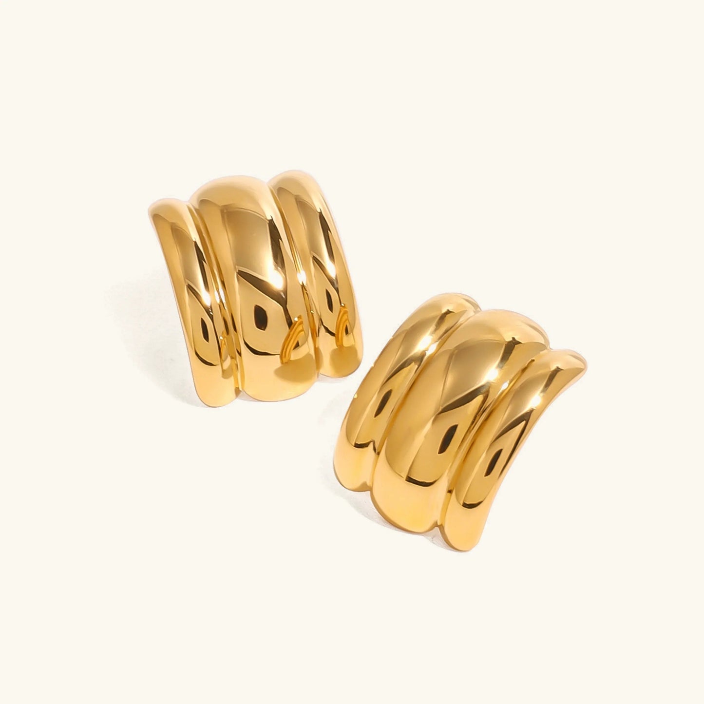 [Royal Vicky]Angela Gold Arch Earrings
