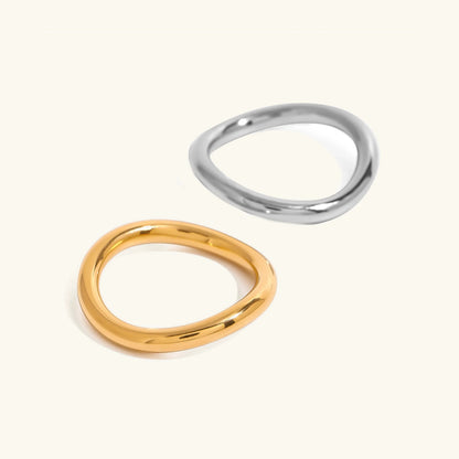 [Royal Vicky]Miley Gold & Silver Layered Rings