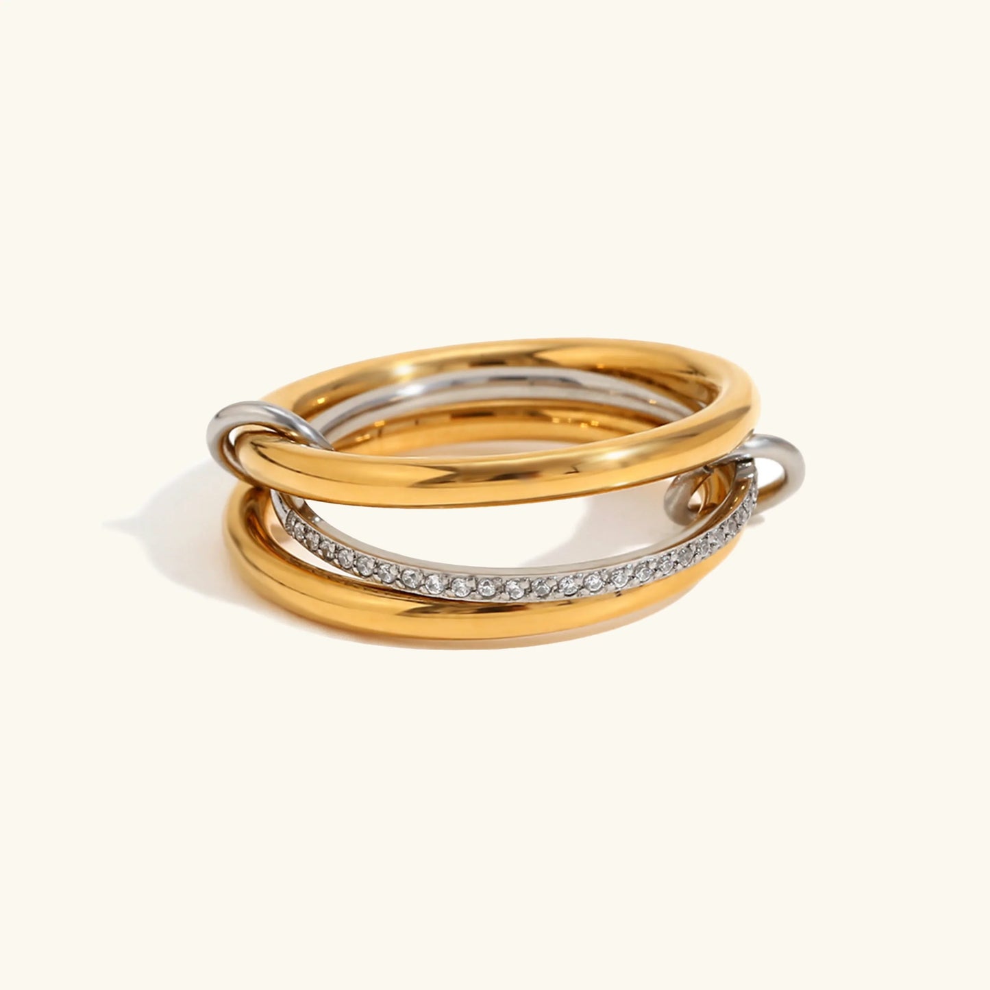 [Royal Vicky]Chastity Diamond Ring Stack