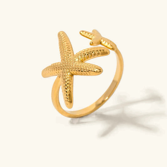 [Royal Vicky]Seastar Gold Starfish Ring